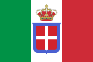 Flag of Italy (1861-1946) crowned.svg