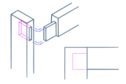 A stub tenon corner joint