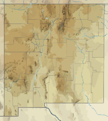 USA New Mexico relief location map.svg