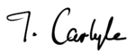 Signature of Thomas Carlyle.svg