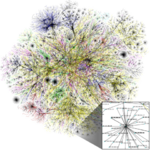 Visualization of Internet routing paths