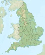 Location map/data/England is located in England