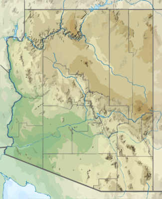 USA Arizona relief location map.svg