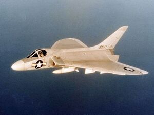 Douglas F4D-1 Skyray in flight c1957.jpeg