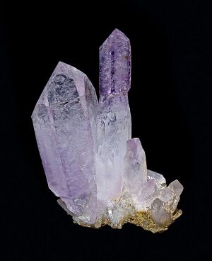 Amethyst crystals