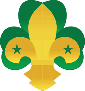 WikiProject Scouting fleur-de-lis dark.svg