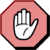 File:Stop hand nuvola.svg