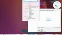 KDE Plasma desktop on Debian.